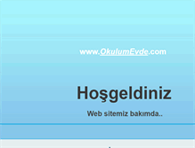 Tablet Screenshot of okulumevde.com